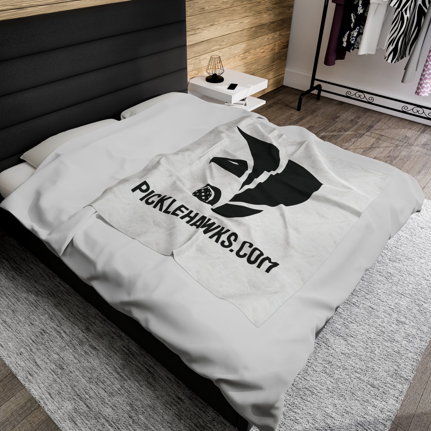 Pickle Hawks Velveteen Plush Blanket